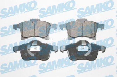 Комплект тормозных колодок дисковый тормоз SAMKO 5SP1197