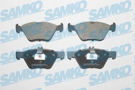 Комплект тормозных колодок дисковый тормоз SAMKO 5SP406