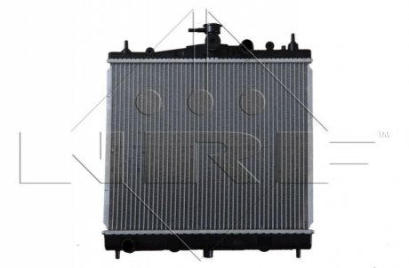 Радиатор охлаждения двигателя 448х380х16 NISSAN Micra 1.0-1.6, Note 1.4-1.6, RENAULT Clio 1.4-1.6, 0 NRF 58187 (фото 1)