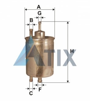 Фільтр палив. /PP947/1 (WIX-FILTERS) WIX FILTERS WF8175