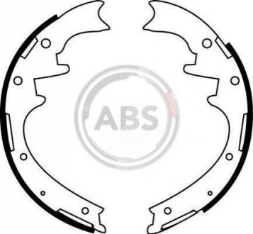 Комплект тормозных колодок A.B.S. 40705 (фото 1)