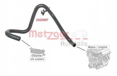 Шланг гумовий METZGER 2420067