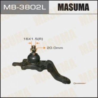 Шаровая опора front low HILUX SURF KZN185, KDN185, RZN18#, VZN18#, KZJ185 LH MASUMA MB-3802L