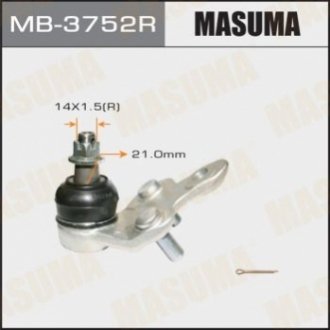 Шаровая опора front low HARRIER/ MCU3#, ACU3#/ RH MASUMA MB3752R