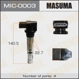 Котушка запалювання MASUMA MIC0003