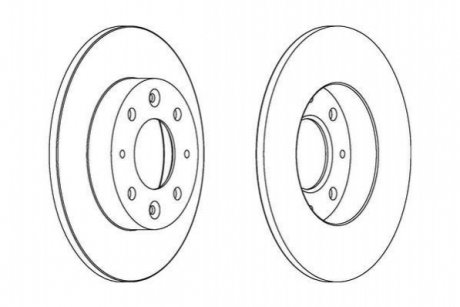 Тормозной диск Jurid 562865JC