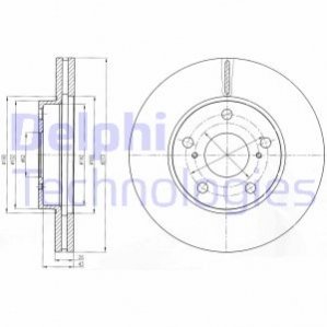 Диск гальмвний Delphi BG4234C