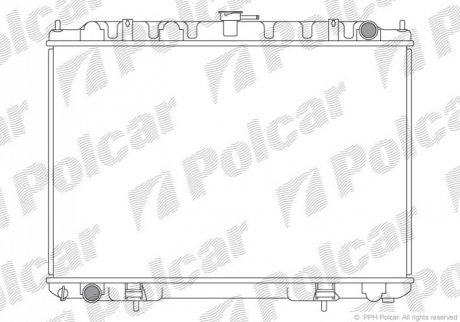 Радиатор АКПП FORD COUGAR 98-99 MONDEO 2.5I 24V 95-97 4G32 Polcar 2746085 (фото 1)