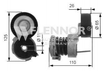 Натяжной ролик, поликлиновой ремень Flennor FS99496 (фото 1)