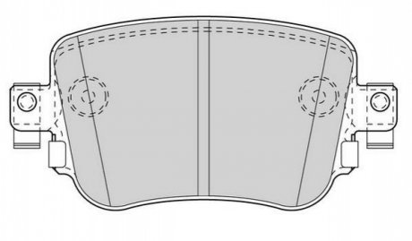 Комплект тормозных колодок дисковый тормоз Jurid 573603J (фото 1)