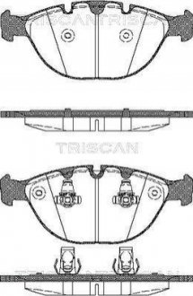 Колодки тормозные 1 TRISCAN 811011011