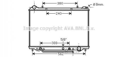 Радиатор Mondeo 96-2000 AVA COOLING OL2405