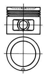 Поршень KOLBENSCHMIDT 92776600