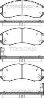 Колодки тормозные 1 TRISCAN 811050881