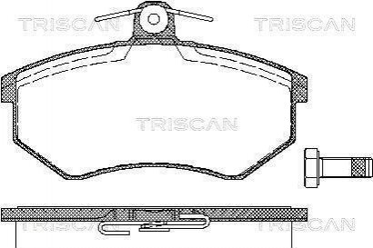 Колодки тормозные 1 TRISCAN 811029934 (фото 1)