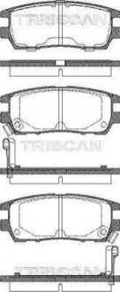 Колодки тормозные 1 TRISCAN 811042003