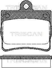 Колодки тормозные 1 TRISCAN 811023016