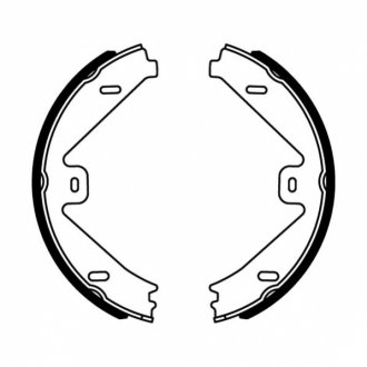 Комплект тормозных колодок, стояночная тормозная система ABE CRM014ABE