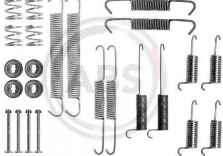 Ремкомплект гальмiвних колодок A.B.S. 0712Q