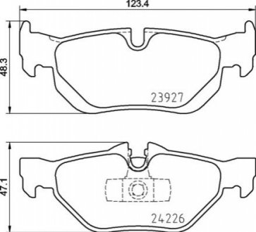 ГАЛЬМВН КОЛОДКИ ДИСКОВ BREMBO P06105