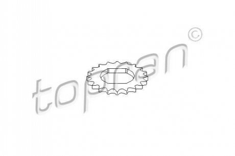Шестерня, коленчатый вал Opel 1.0-1.6 98- TOPRAN / HANS PRIES 207 768