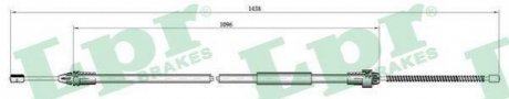 Трос ручного тормоза LPR C0684B