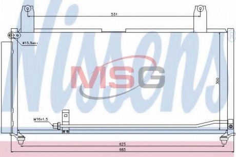 КОНДЕНСЕР NISSENS 940080