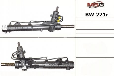 Рулевая рейка с ГУР восстановленная BMW 3 E-46 1998-2005 MSG BW221R