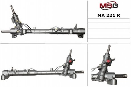 Рулевая рейка с ГУР восстановленная MAZDA CX-7 07- MSG MA221R (фото 1)