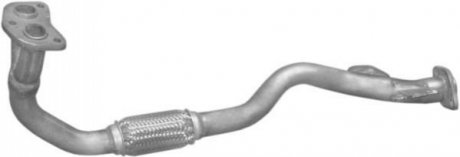 Труба глушителя приёмная для Toyota Corolla 1.3i -16V 92-95 POLMOSTROW 26.288 (фото 1)