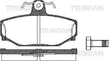 Колодки тормозные 1 TRISCAN 811027919 (фото 1)