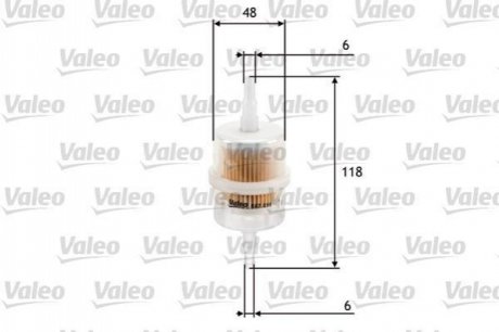 Фільтр паливний Valeo 587011