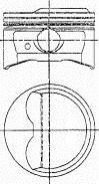 Поршень NURAL 87-849207-00