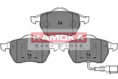 Колодка тормозная Audi A3 96\'->.Skoda Octavia 97\'->.VW Golf IV 98->.Passat 96\'-> перед.* KAMOKA JQ1012926 (фото 1)