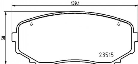 Гальмівні колодки дискові BREMBO P54060 (фото 1)