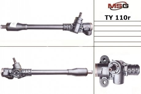 Рулевая рейка без ГУР восстановленная TOYOTA ECHO (SCP1_, NLP1_, NCP1_) 99-05,VITZ (SCP1_, NLP1_, NC MSG TY 110R