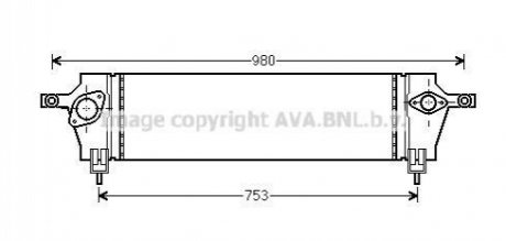 Интеркулер AVA COOLING DNA4333