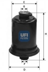 Фільтр палива UFI 31.712.00 (фото 1)