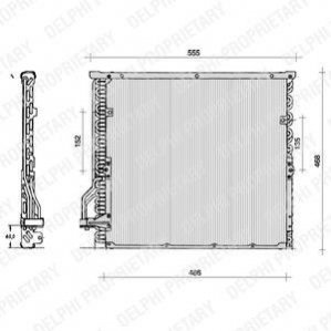 Конденсатор, кондиционер Delphi TSP0225014