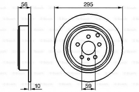 Диски тормозные BOSCH 0 986 478 435