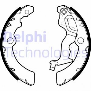 Барабанные тормозные колодки Delphi LS2045