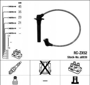 Комплект проводів запалення NGK 8839