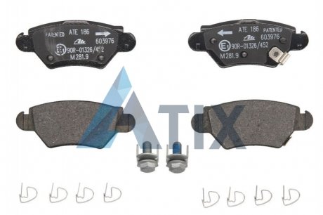 ГАЛЬМіВНі КОЛОДКИ, ДИСКОВі ATE 13-0460-3976-2