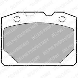 Колодки тормозные 1 Delphi LP92