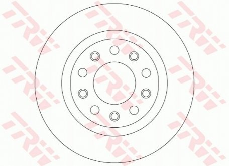 Гальмівний диск TRW DF8070 (фото 1)