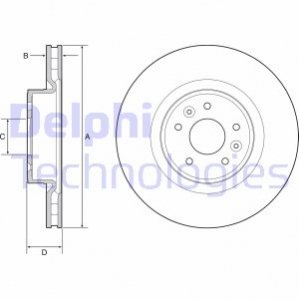 Гальмвний диск Delphi BG9232C