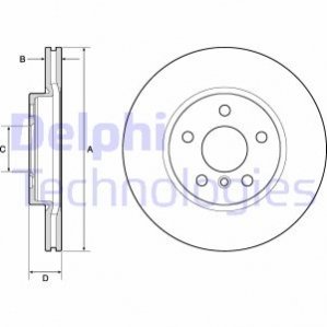 Гальмвний диск Delphi BG4777C