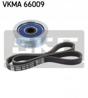 Комплект поліклиновий (ремінь+ролики) SKF VKMA 66009