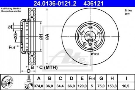 НЕ ПОСТАЧАЄТЬСЯ ATE 24.0136-0121.2