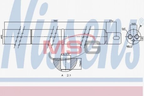 Осушувач кондиціонера NISSENS 95531